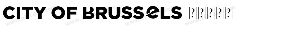 City of Brussels字体转换